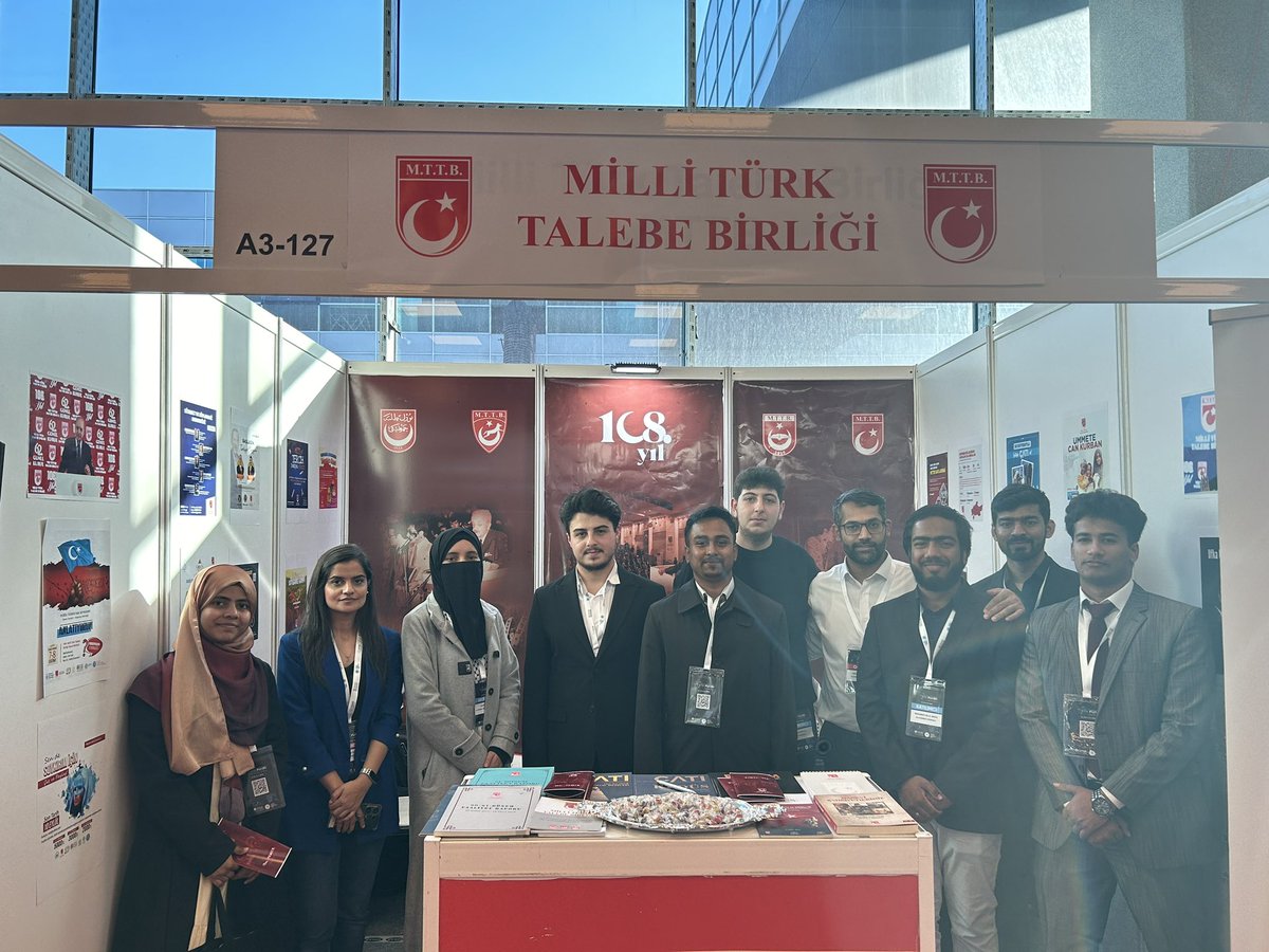 AbdullahZMir's tweet photo. PAKSTURK had the honor of visiting the MTTB stands at the 4th International NGO Fair, organized by UNIW. It was a great opportunity to foster deeper connections between Pakistani and Turkish students, celebrate our shared values, and explore collaborative initiatives. https://t.co/pL0Lc2Q4Na
