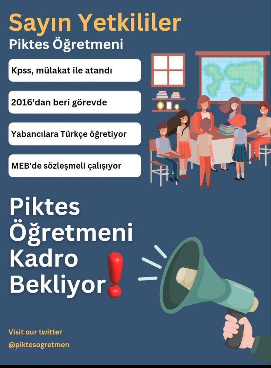 #24KasımdaPiktesÖgrUnutma ki bu ülkeye ileride bir gün fayda sağlayacak göçmenlerin alt yapısını sağlam atalım. Zira her anını geçim sıkıntısıyla geçiren bir insanın başka odak noktası olamıyor maalesef. <a href="/Yusuf__Tekin/">Yusuf Tekin</a> <a href="/tcmeb/">Millî Eğitim Bakanlığı</a> <a href="/cengizmete/">Cengiz Mete</a> <a href="/chnkvnc/">Cihan KIVANÇ</a>