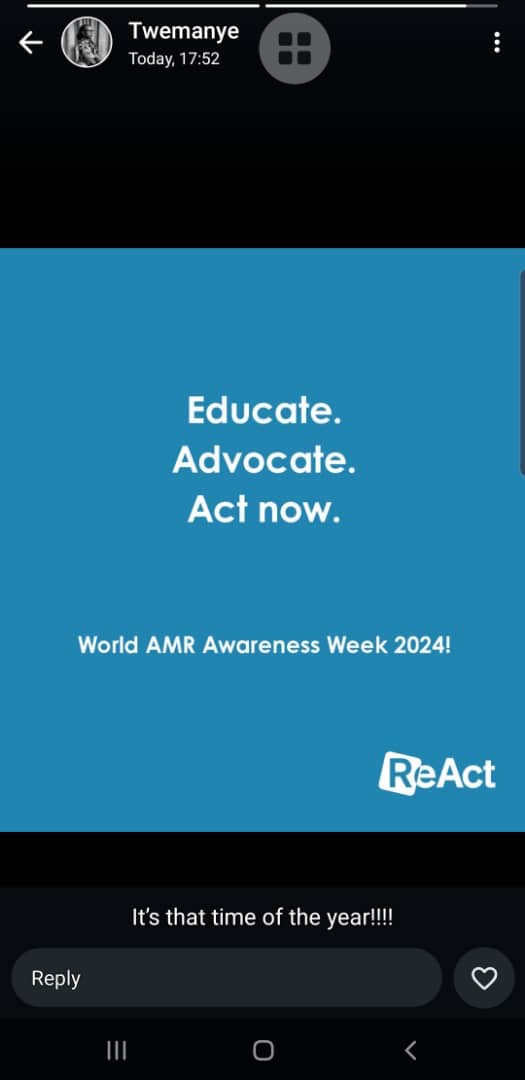 kirudduNRH's tweet photo. #WAAW2024 #AntimicrobialResistance . @kirudduNRH we take this very seriously. https://t.co/UNXOL2P0ad