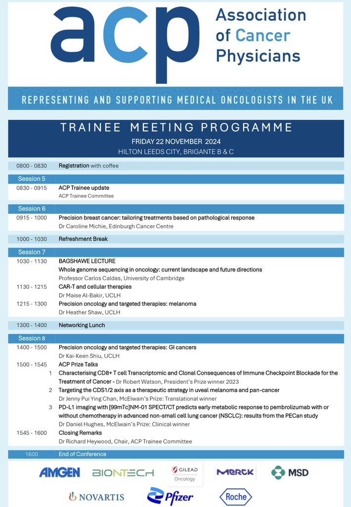 And it’s over for another year…again a great line up of speakers including the winners of McElwain and President’s prizes - congratulations to all! 🎉

We look forward to seeing you all at our national meeting next year!