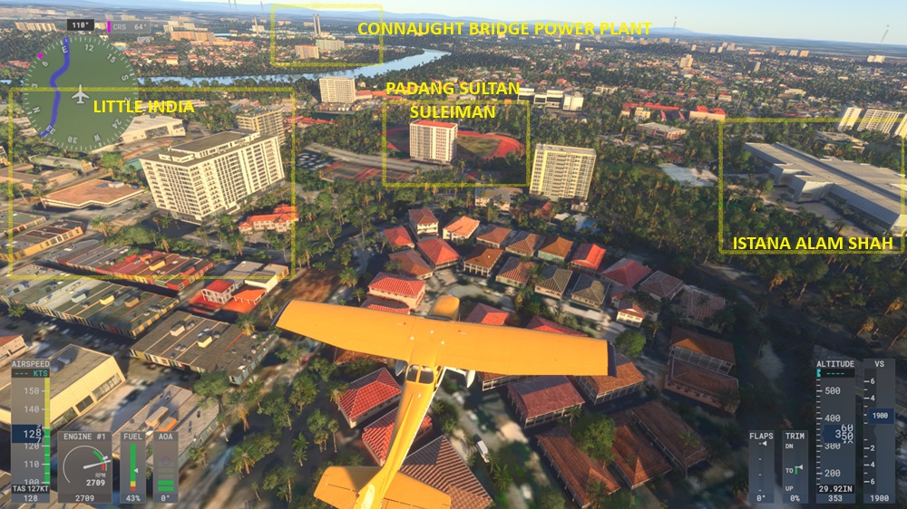 Took an aerial tour of my hometown of Klang in the newly released Microsoft Flight Simulator 2024 and identified some landmarks!  nineoverten.com/2024/11/23/mic… #MicrosoftFlightSimulator #xbox #xboxseriess #klang #selangor #malaysia
