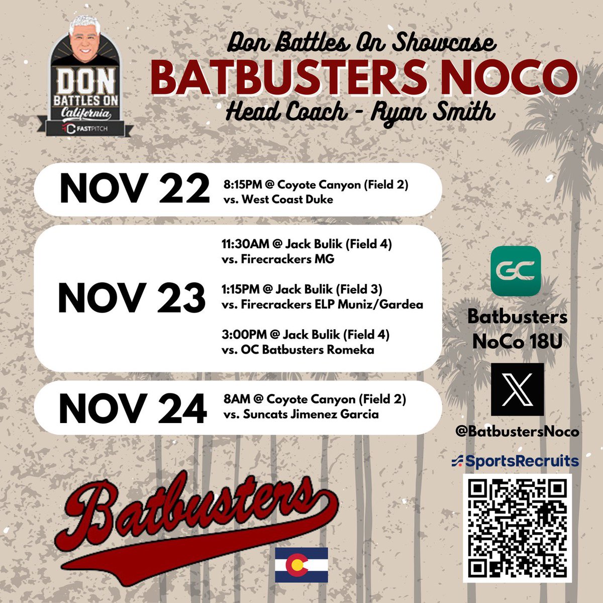 NoCo Batbusters 18u tweet media