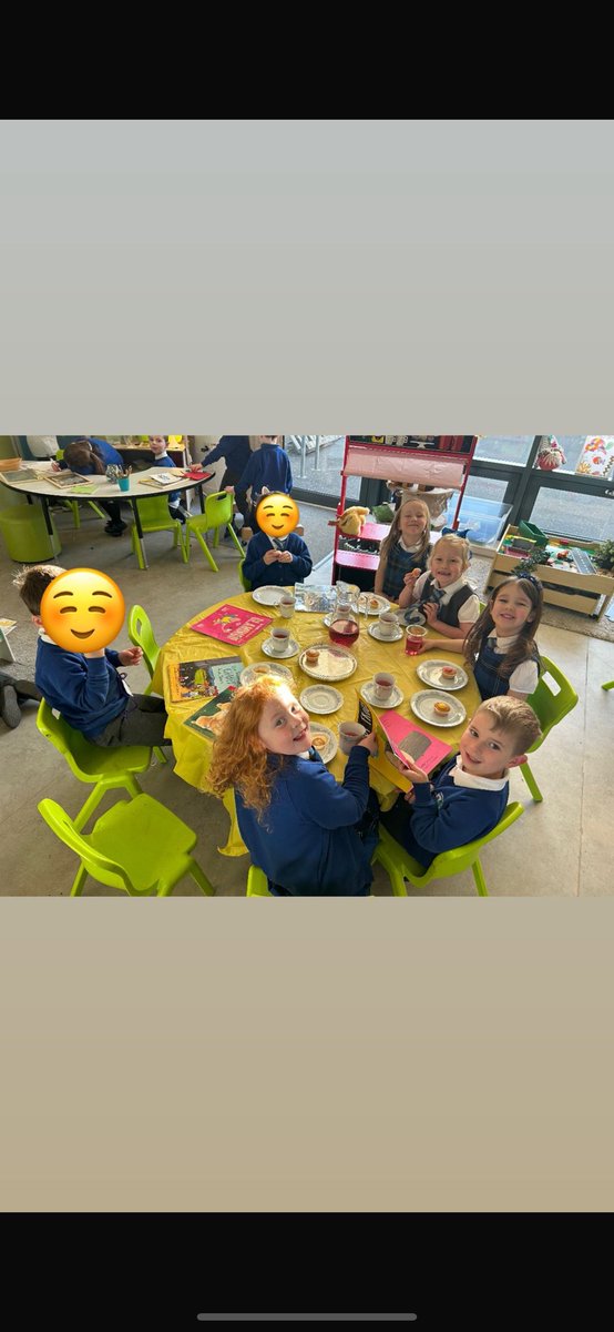 Primary 1 transformed their classroom into a cosy Book Cafe for #BookWeekScotland ☕️ Our young readers enjoyed story time and shared their favourite books! Well done Primary 1 👏🏻 <a href="/scottishbktrust/">Scottish Book Trust</a> <a href="/AttainRen/">Renfrewshire Attainment Team</a>