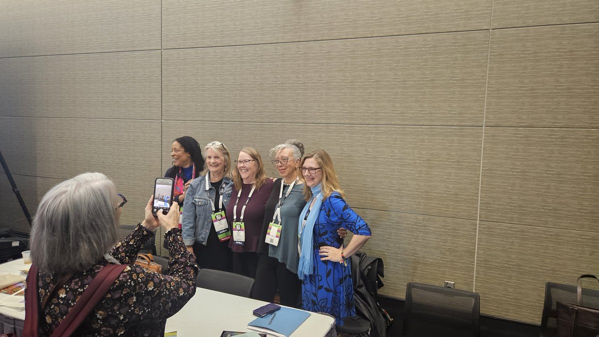 I don't know who is left on X to read this, but here it goes! I met literary royalty today, thee Carole Boston Weatherford, in session "I write to reclaim lost narratives from slavery. I write to educate myself first! I am enjoying Boston! @NCTE24