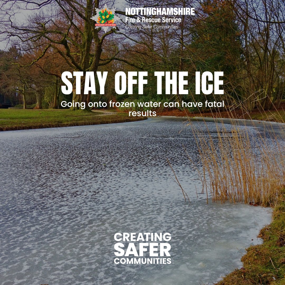 Firefighters from Mansfield Fire Station rescued a dog earlier today, after it managed to get stuck on frozen water 🐶

A bystander was stopping other people from going onto the water to rescue the dog, enabling us to do our job properly, and we can't thank him enough.