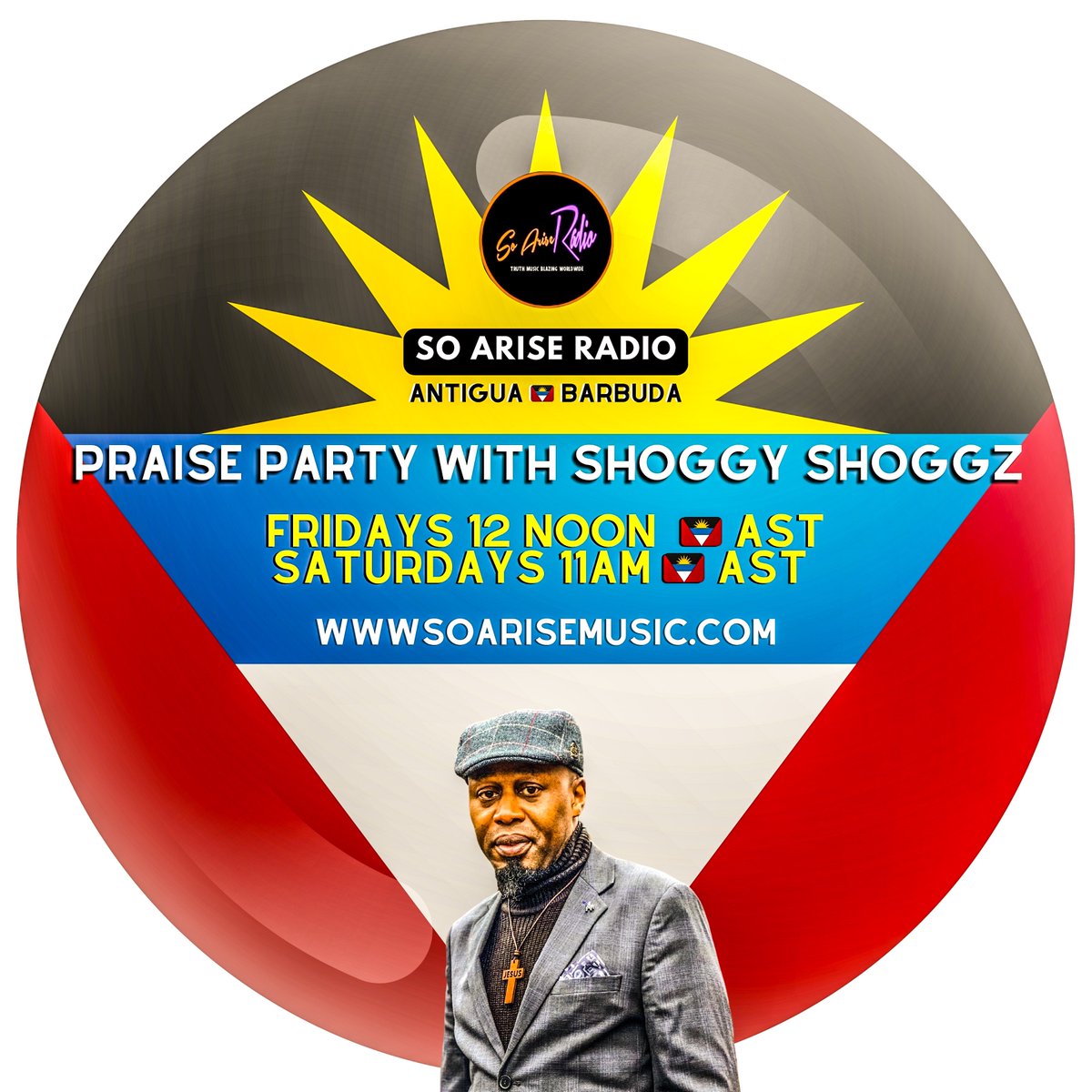 SoAriseRadio-Antigua (@soariseradio) on Twitter photo #Afrobeats ๐ NOW ๐ฅ
๐ ANTIGUA ๐ฆ๐ฌ BARBUDA
โพ๏ธ <a href="/PraiseParty_SS/">Praise Party With Shoggy Shoggz</a> with <a href="/ShoggyShoggz/">ShoggyShoggz</a>
๐๏ธ Fridays 12 NOON ๐ฆ๐ฌ
๐งฎ Saturdays 11 AM ๐ฆ๐ฌ
โ๏ธ soarisemusic.com
#ๅคซๅฉฆใฎๆฅ #FridayFeeling #Afrobeats ๐ NOW ๐ฅ
๐ ANTIGUA ๐ฆ๐ฌ BARBUDA
โพ๏ธ <a href="/PraiseParty_SS/">Praise Party With Shoggy Shoggz</a> with <a href="/ShoggyShoggz/">ShoggyShoggz</a>
๐๏ธ Fridays 12 NOON ๐ฆ๐ฌ
๐งฎ Saturdays 11 AM ๐ฆ๐ฌ
โ๏ธ soarisemusic.com
#ๅคซๅฉฆใฎๆฅ #FridayFeeling