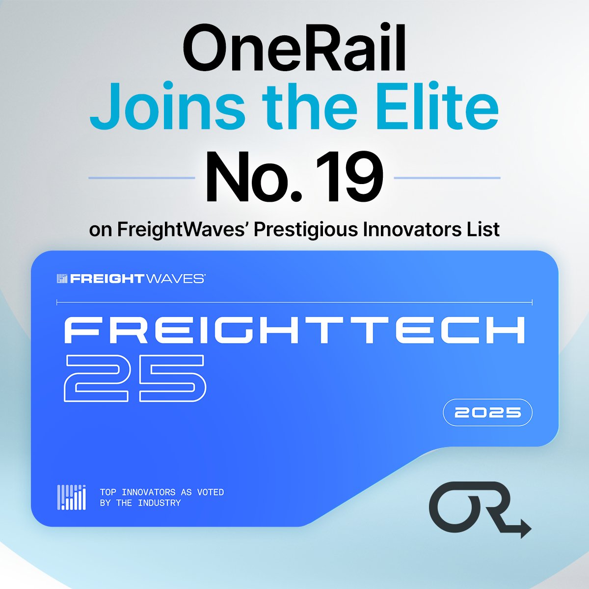 OneRailapp's tweet image. 📣Woohoo! @OneRailapp has debuted at #19 on the FreightTech 25! 🎉 Huge thanks to our customers, partners, investors &amp;amp; @FreightWaves for believing in our OmniPoint® platform&apos;s new capabilities!
hubs.ly/Q02Zc0000
#FreightTech25 #Logistics #LastMile #TeamOneRail #Tech