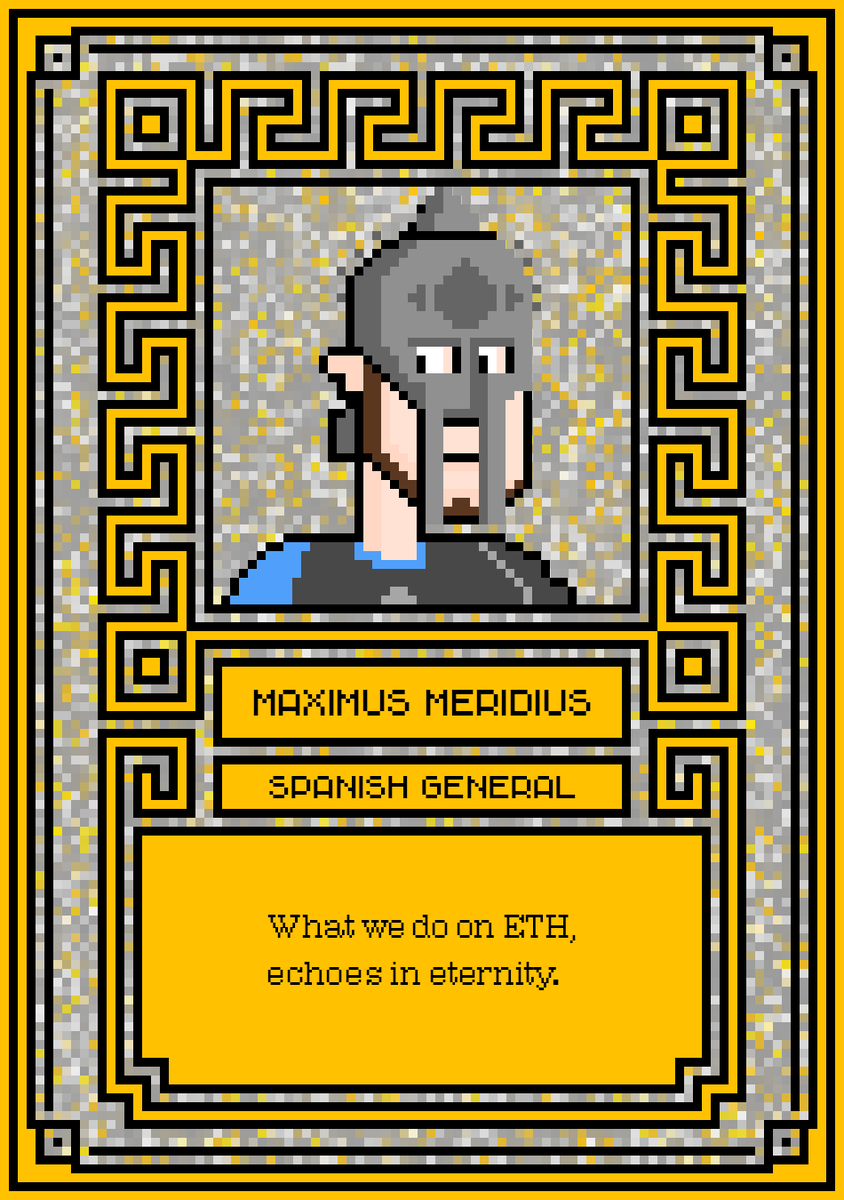 RomanPunksNFT's tweet photo. Who else is looking forward to Gladiator II ? #RomanPunks https://t.co/VswmjsDrlz