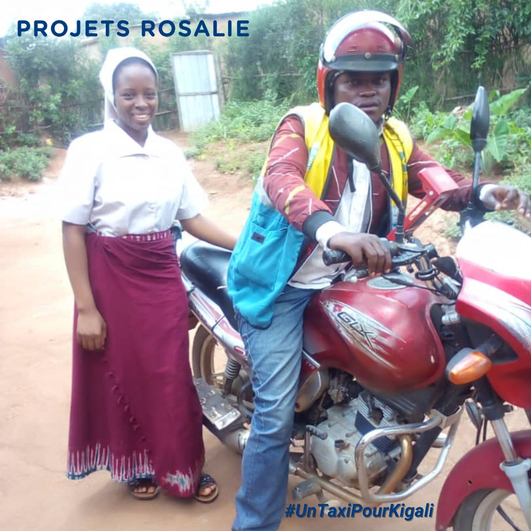 🏍 Un taxi pour Kigali
Nouveau projet 🎯 Objectif 5.040 € pour l'achat de 2 motos-taxi, source de revenus pour 2 pères de famille au #Rwanda
▶️ Découvrez ce projet : urlr.me/BTKz8P
#ProjetsRosalie #FillesdelaCharité #saintvincentdepaul