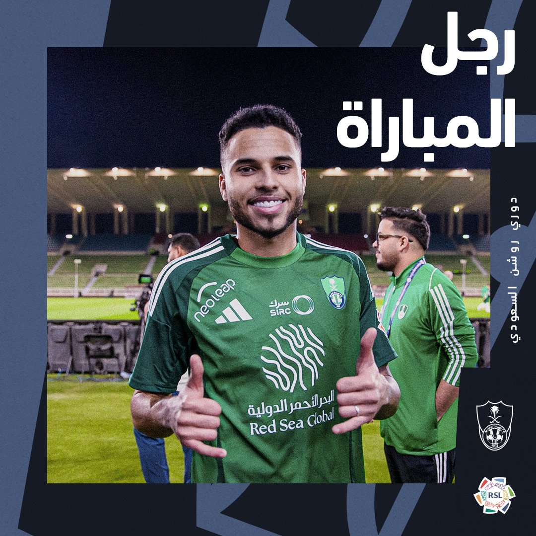 SPL's tweet photo. بتصويت الجمهور 🗣️

ألكساندر غوميز.. رجل مباراة #الفيحاء_الأهلي 🌟🟢

#دوري_روشن_السعودي | #للجماهير https://t.co/1uX12oUFNy