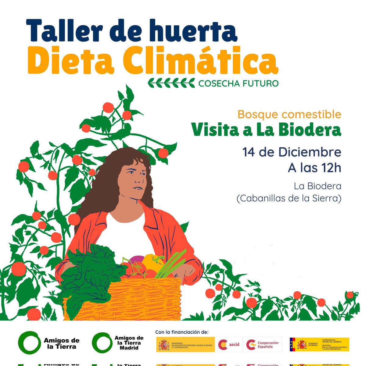 🌱 ¡Ven a descubrir La Biodera! 🌱
El 14 de diciembre visitamos este huerto agroecológico en Cabanillas de la Sierra

Aprende sobre bosques comestibles, proyectos sostenibles y cómo cuidar el territorio.
🎯 Plazas limitadas: forms.gle/3vg2nFxTQWXkZ2…

🍴 Trae comida para compartir.