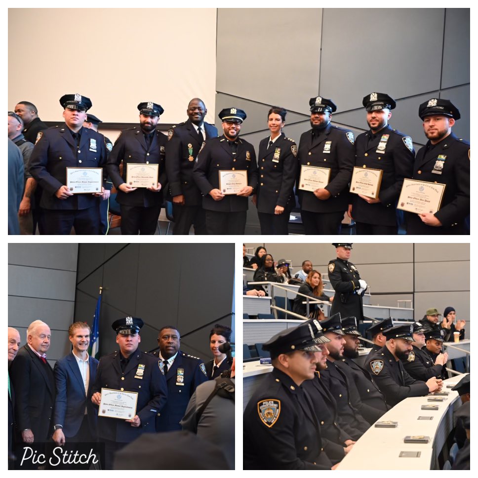 NYPDPSA7's tweet photo. Today our officers were awarded the Centurion Award at the police academy, for demonstrating exceptional dedication, service and commitment to public service. Congratulations to all the winners! https://t.co/e59rFNrz2i