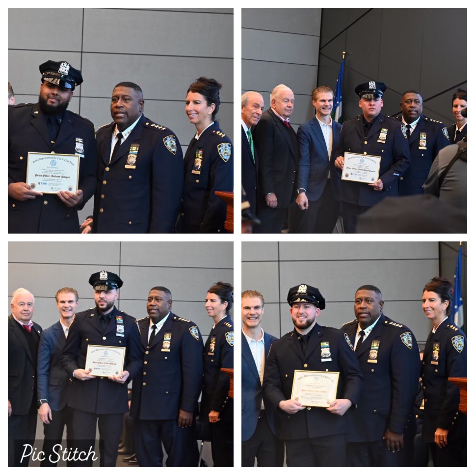 NYPDPSA7's tweet photo. Today our officers were awarded the Centurion Award at the police academy, for demonstrating exceptional dedication, service and commitment to public service. Congratulations to all the winners! https://t.co/e59rFNrz2i