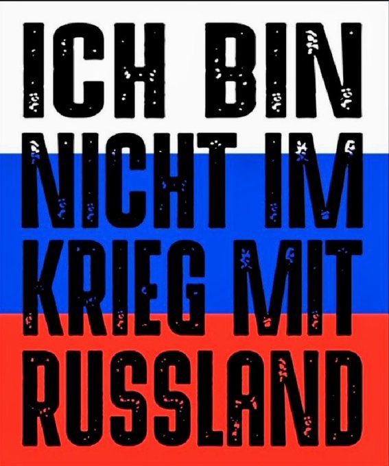 FizzyAnon's tweet photo. #IchBinNichtImKriegMitRussland #ww3 #stopWARS #BringBackTrump https://t.co/6Yclek6y9S