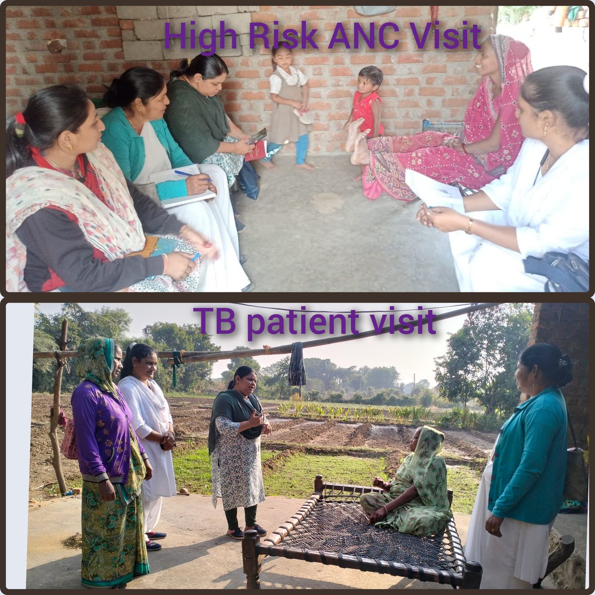 MaidaPinal's tweet photo. Resp sir Today sbcc team Nilamben , THV Ben very highrisk pregnant women , TB patient visit AAM-GAMBHIRPURA phc-Kishangadh BLOCK-BHILODA https://t.co/sK3mnC4RdI