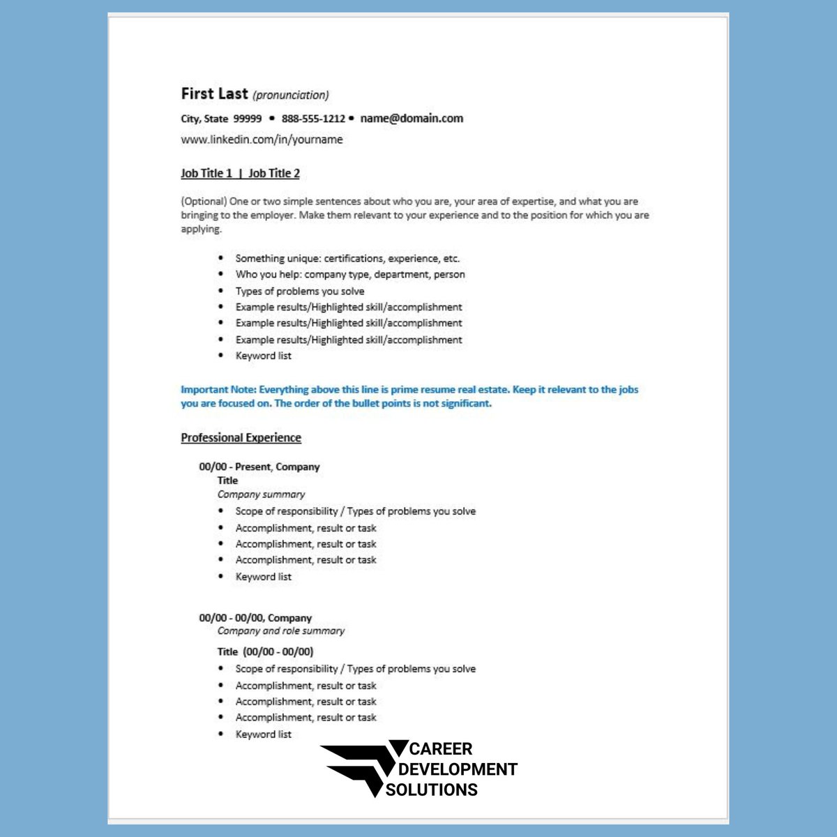 Career Development Solutions tweet media