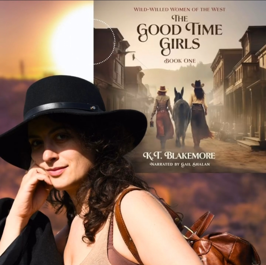 Spoken Realms (@spokenrealms) on Twitter photo A novel of wild women, unbreakable friendships, a madcap road trip, and help found in the least likely places.
Listen to The Good Time Girls by #KTBlakemore, expertly narrated by <a href="/grshalan/">Gail Shalan</a>.
a.co/d/5n750nK
<a href="/audiobooks/">Audiobooks</a> #HistoricalFiction #wildwest A novel of wild women, unbreakable friendships, a madcap road trip, and help found in the least likely places.
Listen to The Good Time Girls by #KTBlakemore, expertly narrated by <a href="/grshalan/">Gail Shalan</a>.
a.co/d/5n750nK
<a href="/audiobooks/">Audiobooks</a> #HistoricalFiction #wildwest