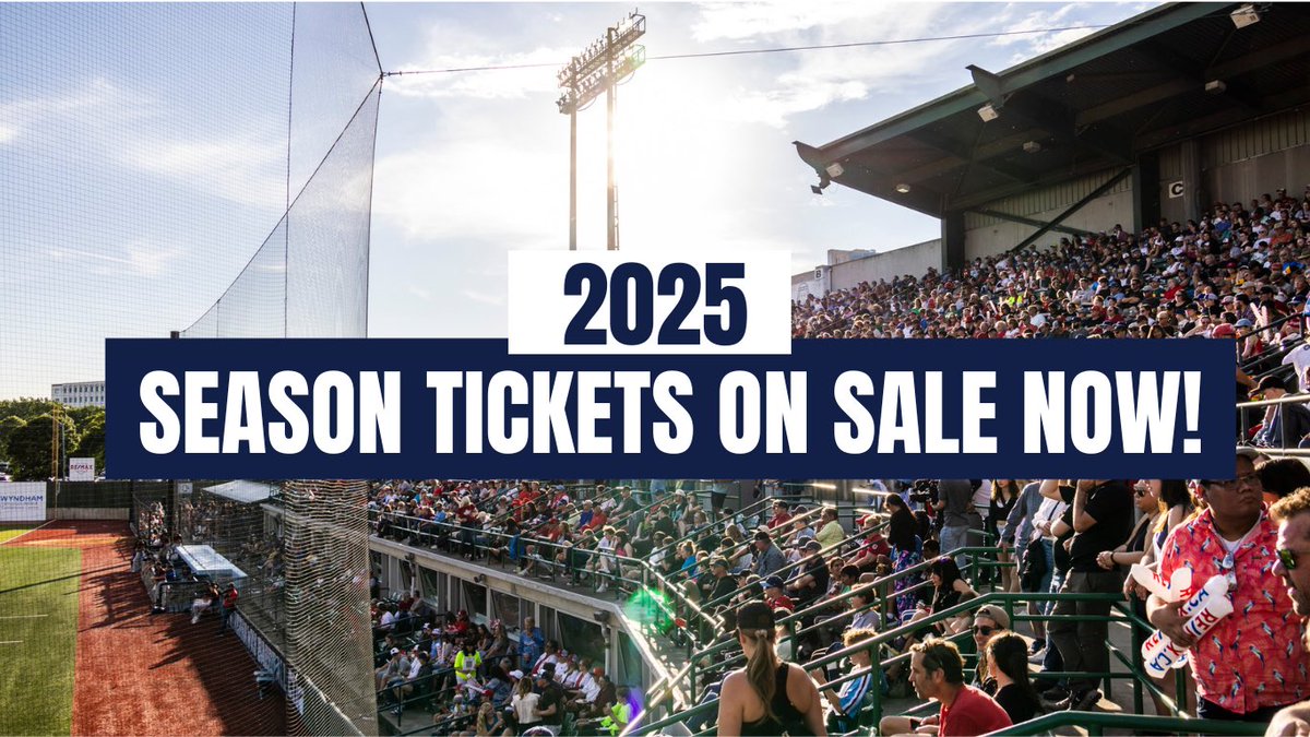 2025 Season Tickets Are Now Available!

Lock in the best price on season tickets with our early bird deal! This special offer is available until December 25th, 2024—just in time for the holidays!

🔗 riverhawksbaseball.com/tickets/season…