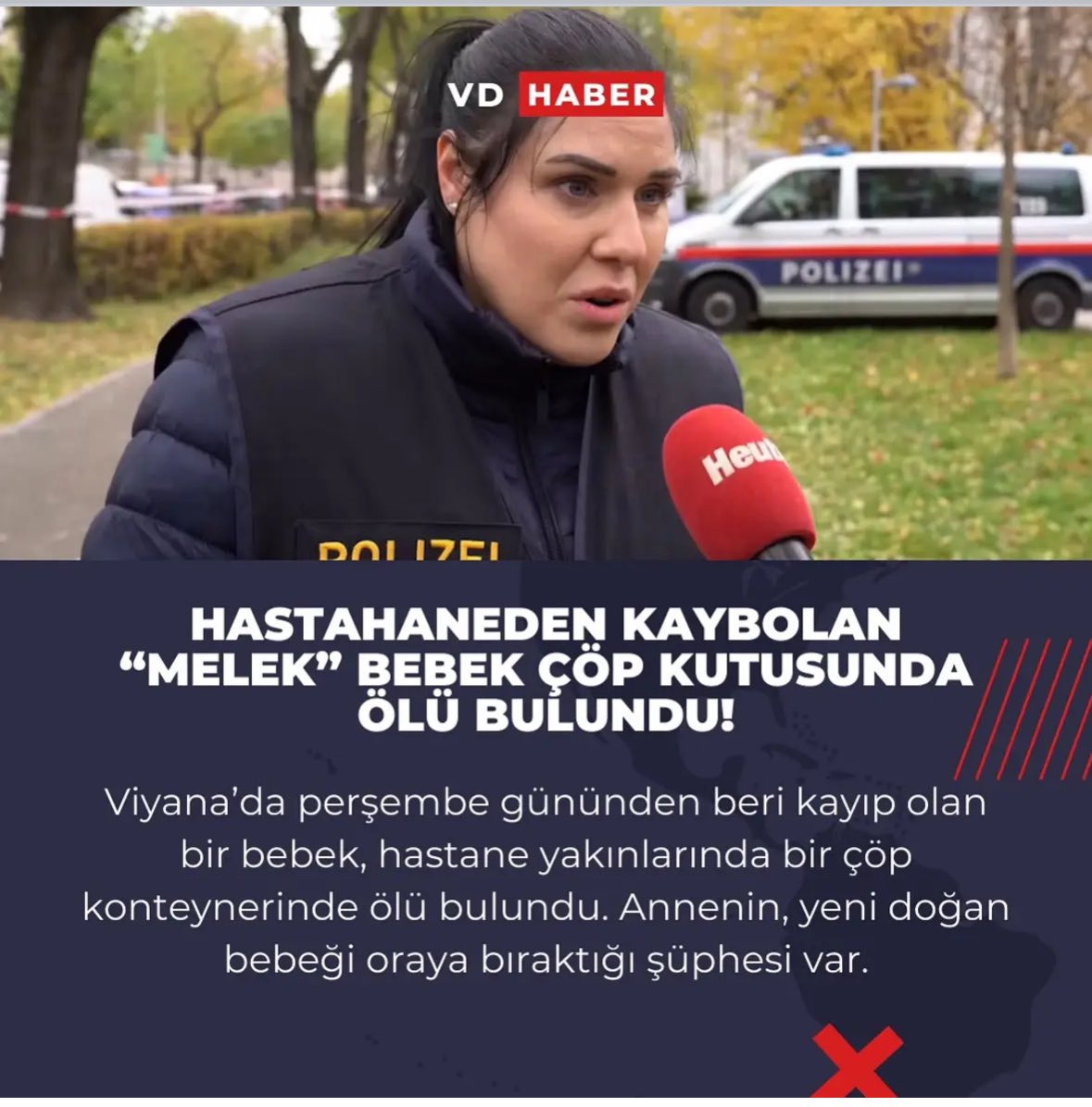 Bu insanlara ne oluyor yeni doğum yapmış bi anne bebeğini çöpe atıyor ve bebek donarak ölüyor bi başka anne cinet geçirip 4 yaşındaki oğlunu öldürdü yer Viyana bilmiyorum ama çocuklara yönelik şiddet öldürmek heryerde çoğaldı
