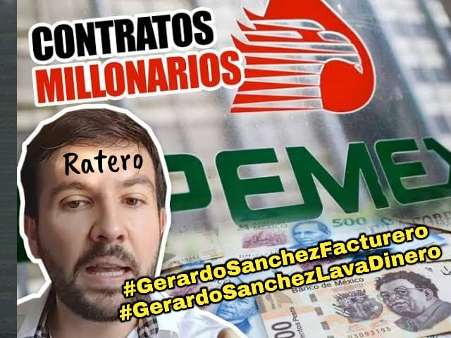 De todo sacan dinero para ellos mismos 👇
 Gerardo Sánchez Zumaya, un empresario potosino de 34 años, acusado de un presunto saqueo millonario a través de contratos irregulares con Pemex!

#GerardoSanchezFacturero
#GerardoSanchezLavaDinero