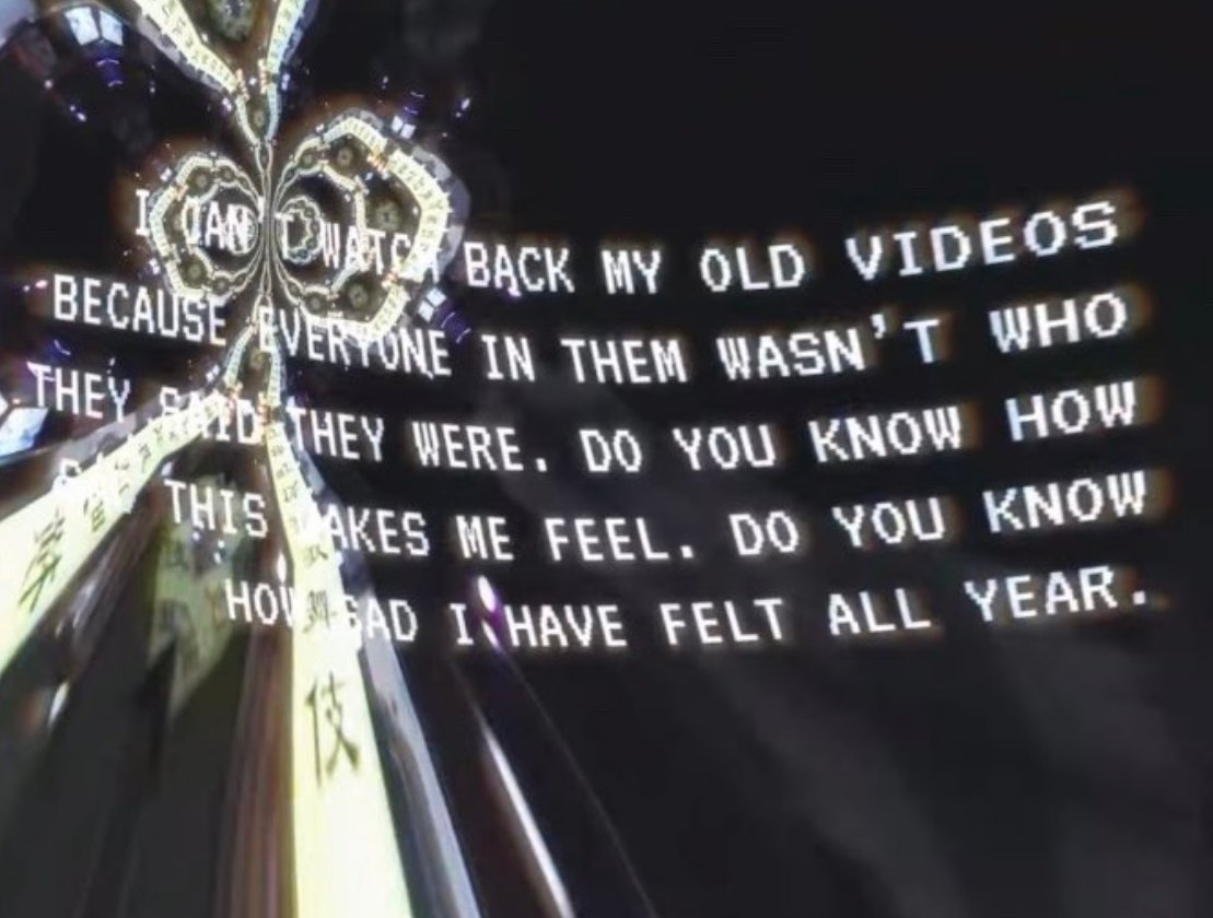 clingyhq's tweet image. tommy put this in his latest video (a song about hating the internet) and my heart genuinely breaks for him... he was let down by so many of his role models :(