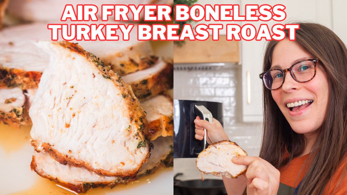 Air Fryer Boneless Turkey Breast using Butterball Roast - Juicy and Deli... youtu.be/GZA6_cMmCD0?si… via <a href="/YouTube/">YouTube</a>