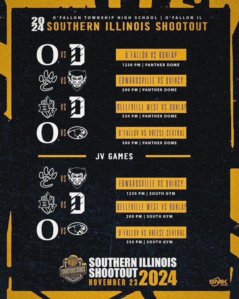 ⚡️Southern IL Shootout Series ⚡️

TOMORROW is a great day of girls basketball!