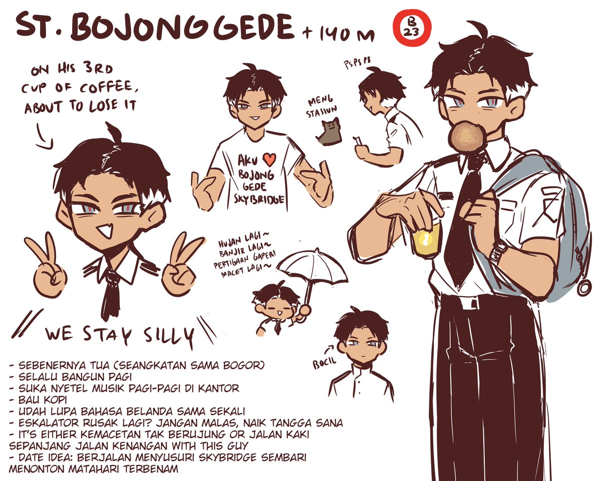 nacch_an's tweet photo. #GijinkaStasiunID feat my pookie st bojonggede (his legal name is bojonggede but everyone keeps calling him bojong gede) https://t.co/CJcsnaAsyd