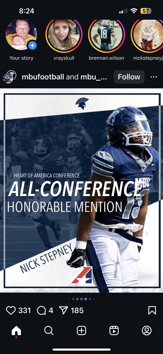 Congratulations to 2019 FZE graduate <a href="/nickstepney2020/">Nick Stepney jr</a> on his all conference selection.