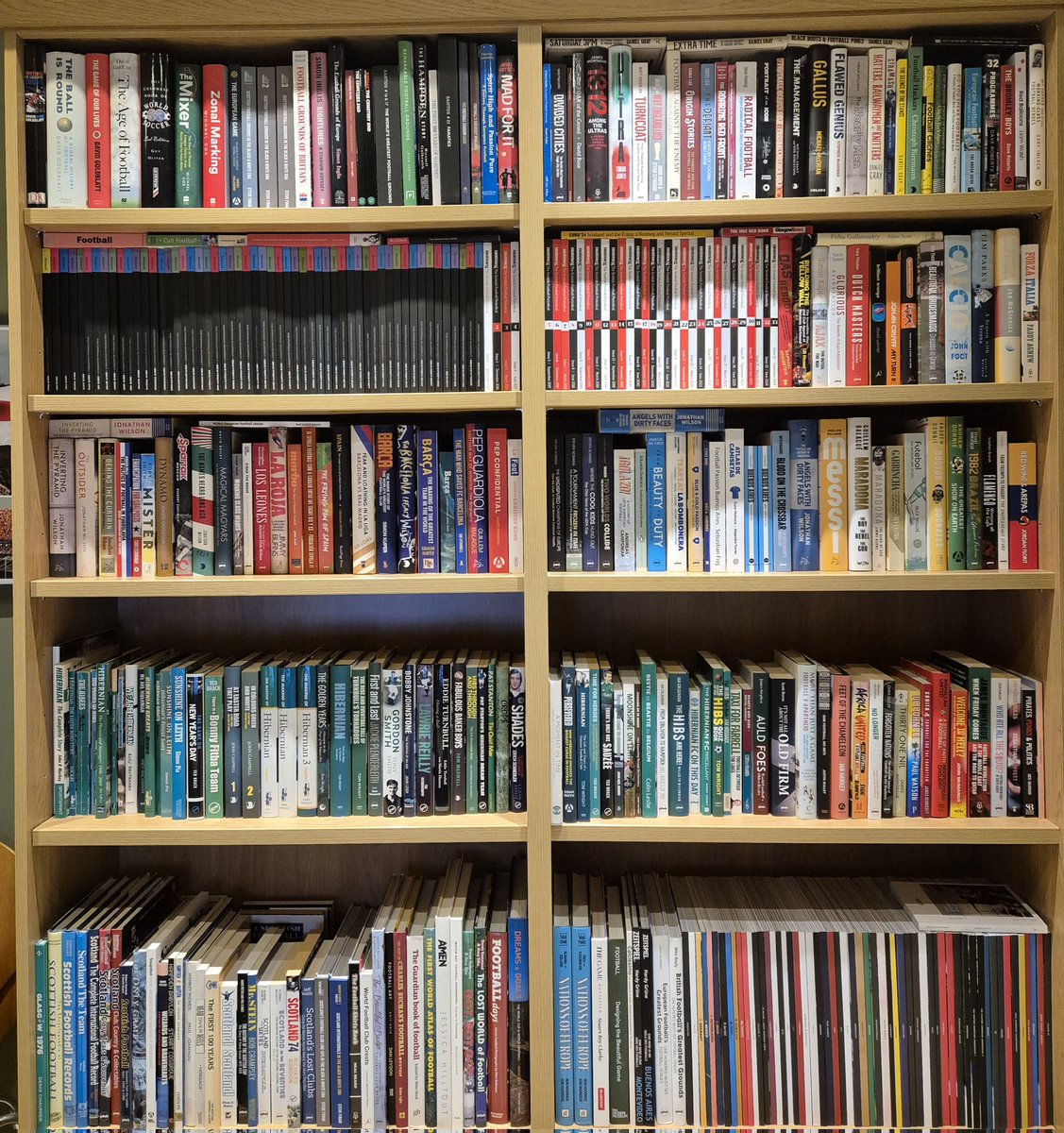 An updated pic of my bookshelves