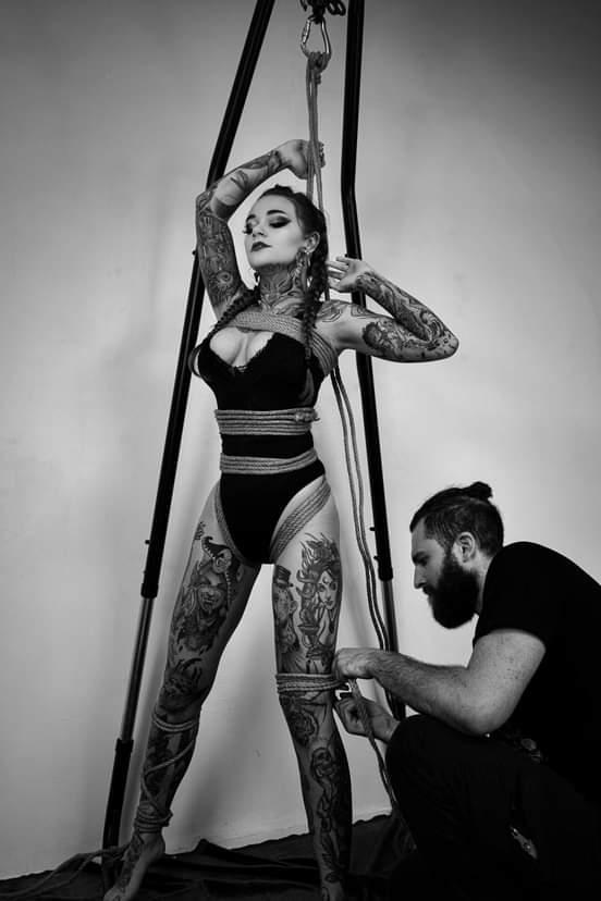 Our Gallows suspension rig 😍 

4 welded anchor points and fully collapsible for easy storage 
Looking for your own? DM us now 
From £150

#rope #shibari #suspension #rigger #rope #ʀᴏᴘᴇʙᴜɴɴʏ #bunny #of #altgirl #tattoos #girlswithtattoos #sexy #fetish #kinktober #kinky