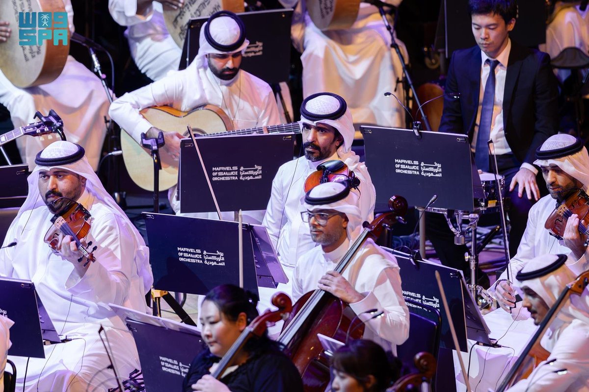 SPAregions's tweet image. بحضور سمو وزير الثقافة.. "روائع الأوركسترا السعودية" تتألق في طوكيو.
spa.gov.sa/N2212003
#واس_عام