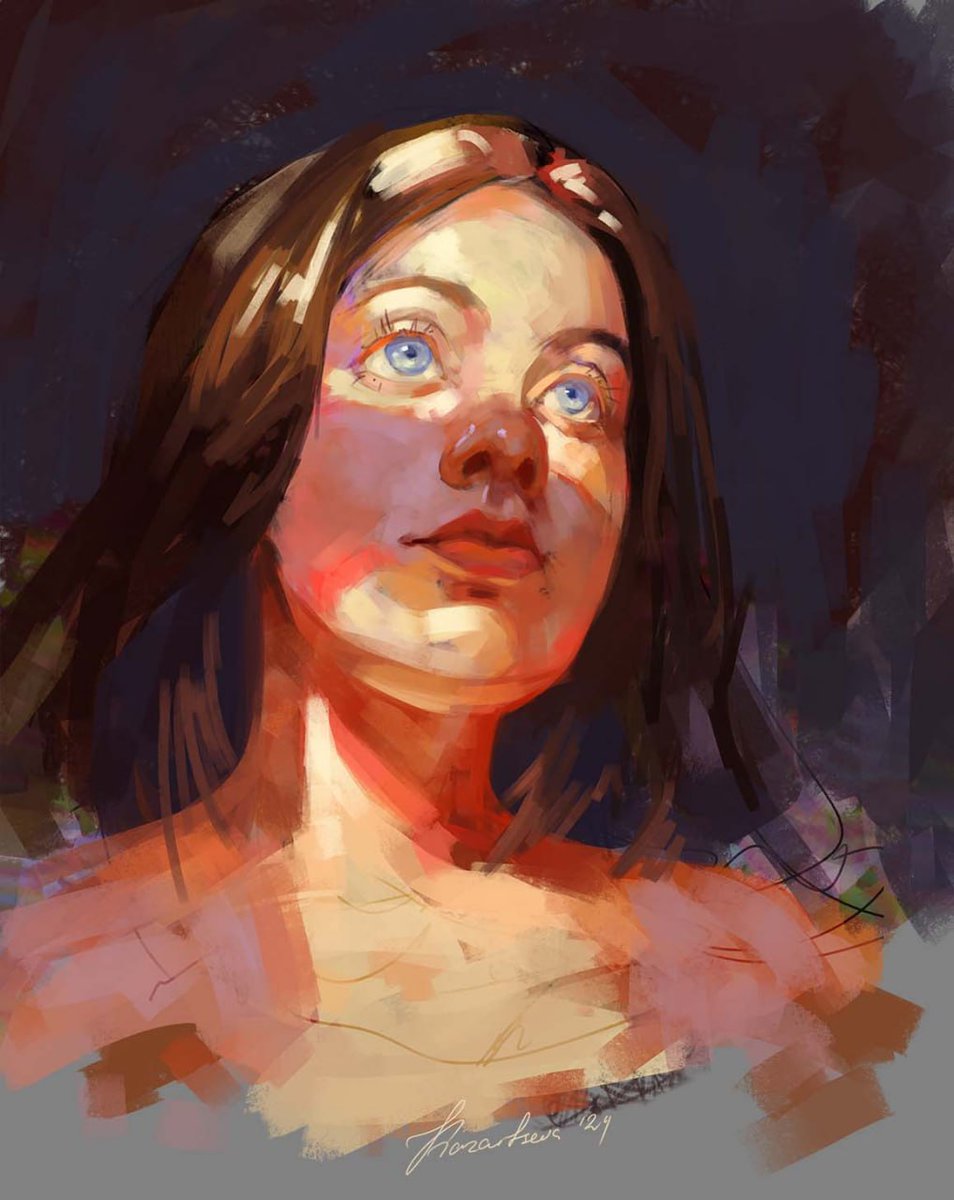 Pinguinolog's tweet photo. Quick study during the Friday stream) https://t.co/U9sAtDGhv8