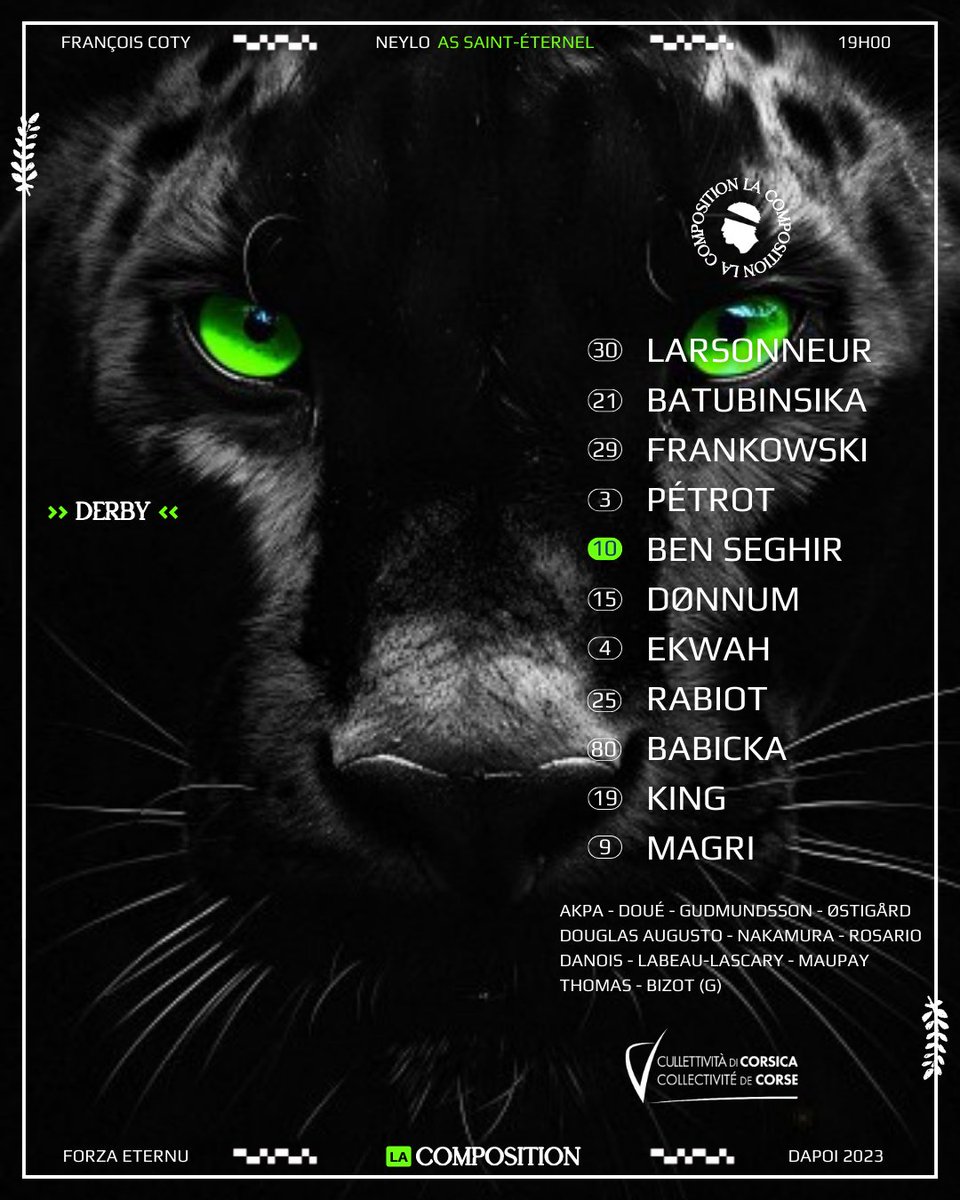 ASSE_ufficiale's tweet photo. [𝑳'𝒐𝒏𝒅𝒆𝒄𝒊] 👀...

🆚️  @NeyloFC

#NFCASS #TFLigue1 #TFFederation #ForzaEternu #DerbyCorse https://t.co/23ukxOqv9j