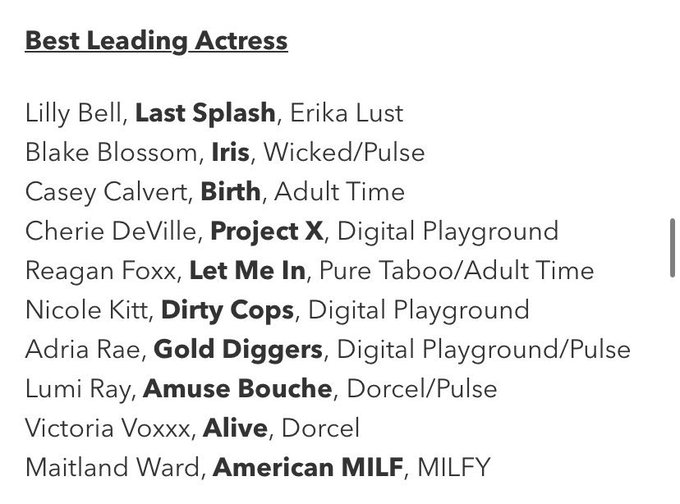 First time being nominated in this category! Super cool to see ? s/o to @RickyGreenwoodX for casting