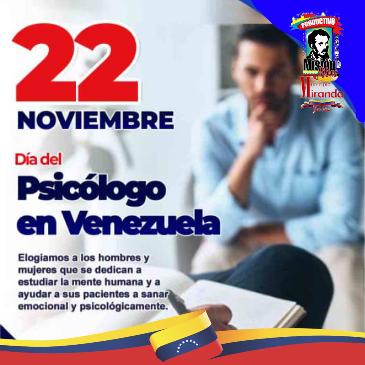 #Efemérides Día del Psicólogo en Venezuela 💭@hectorrodriguezcastro
@mppeducacion
@profelaya 
<a href="/DraGerencia/">Dra Macri Alcalá</a>
<a href="/misionribaszul1/">Misión Ribas Zulia</a>
@misionribasoficial
@cdcezulia