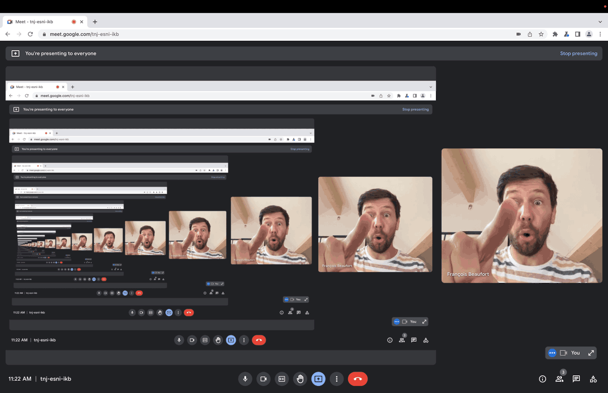 Capture Handle enables smoother collaboration between web apps during screen sharing. This feature makes it possible to build intuitive controls for presentations, avoid the "hall of mirrors" effect and more! 

See how it works: goo.gle/3XEV5Zl