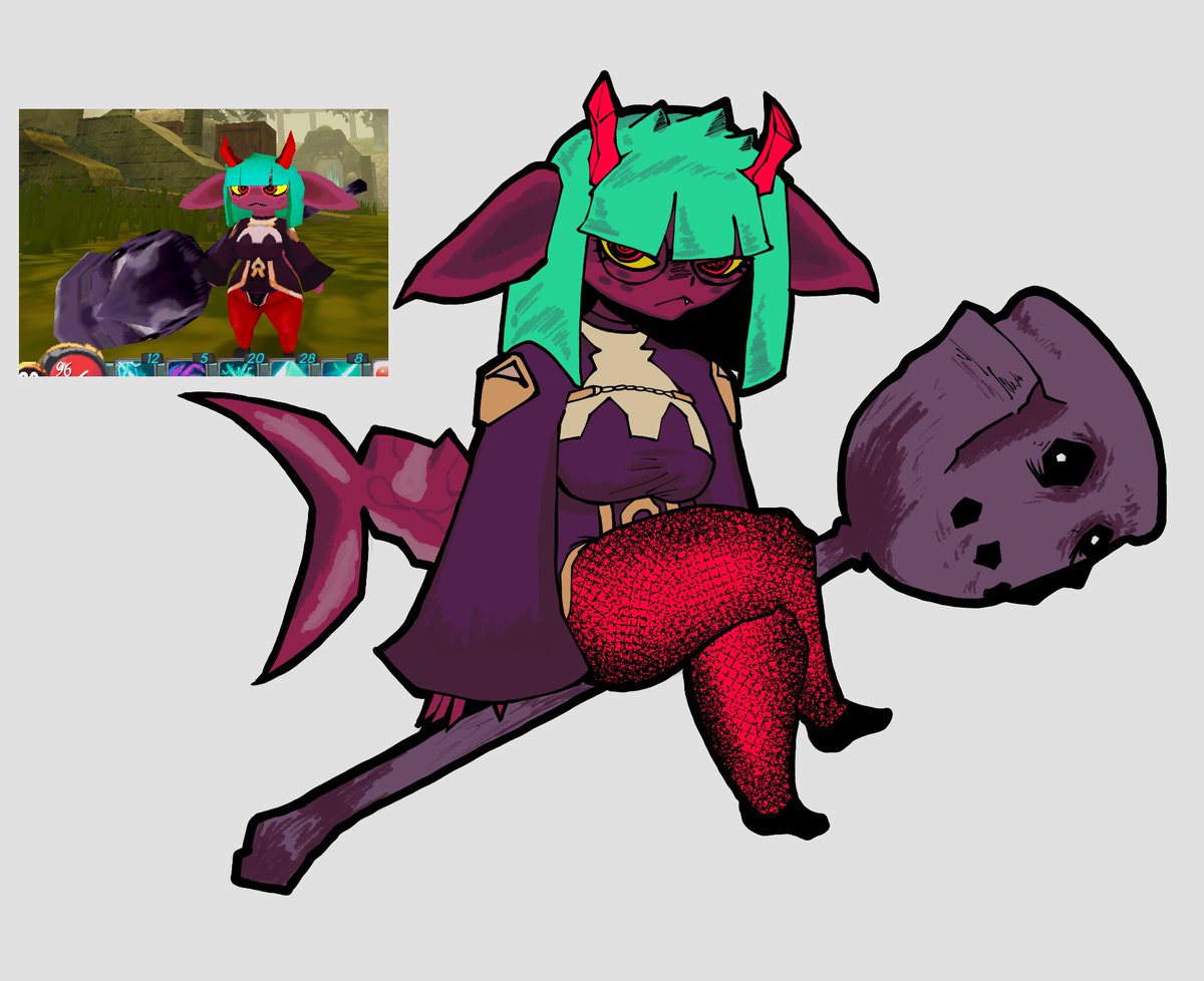 #Atlyss Early Access comes out later today so I'm doing some 5$ character Scratchings until it does juuuuust in case it costs money.

Check the Ko-fi