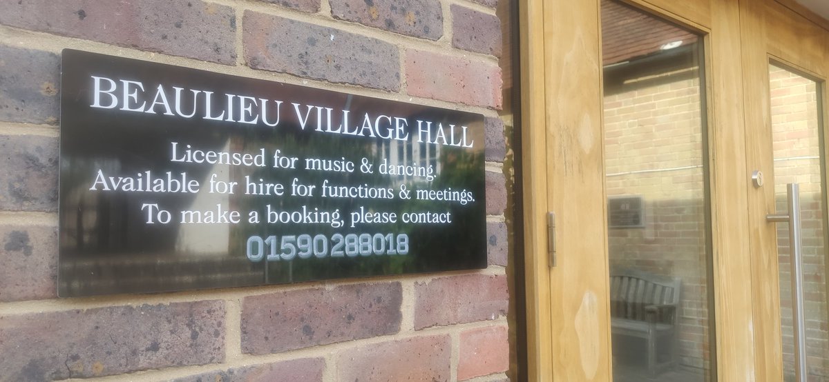 beaulieuvillagehall tweet media