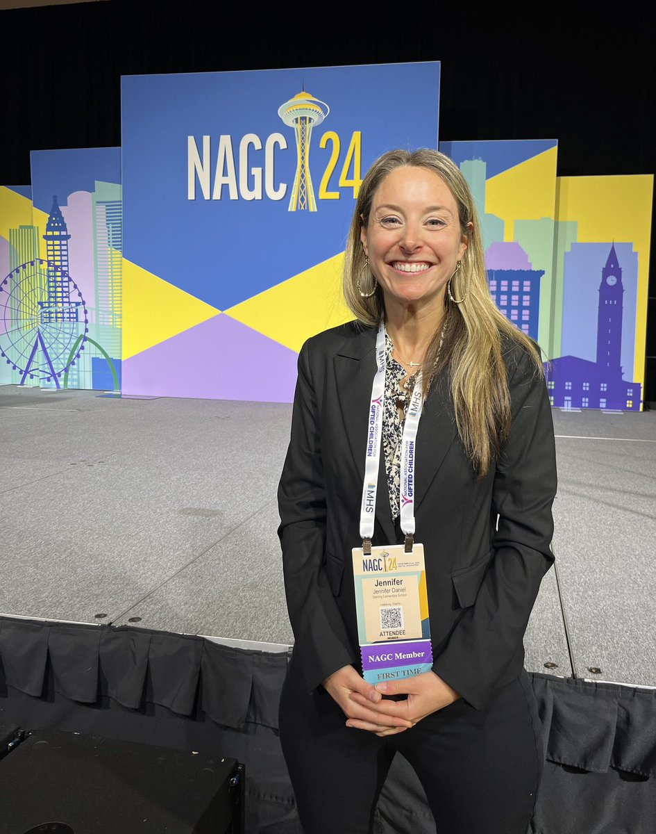What an amazing honor it is to be named as a 2024 NAGC Javits-Frasier Scholar and be at the <a href="/NAGCGIFTED/">NAGC</a> national convention in Seattle.  I’m excited to take what I’ve learned to ensure excellence and equity for all gifted students.<a href="/SterlingElem/">Sterling Elementary</a> <a href="/LCPSOfficial/">LCPS News</a>