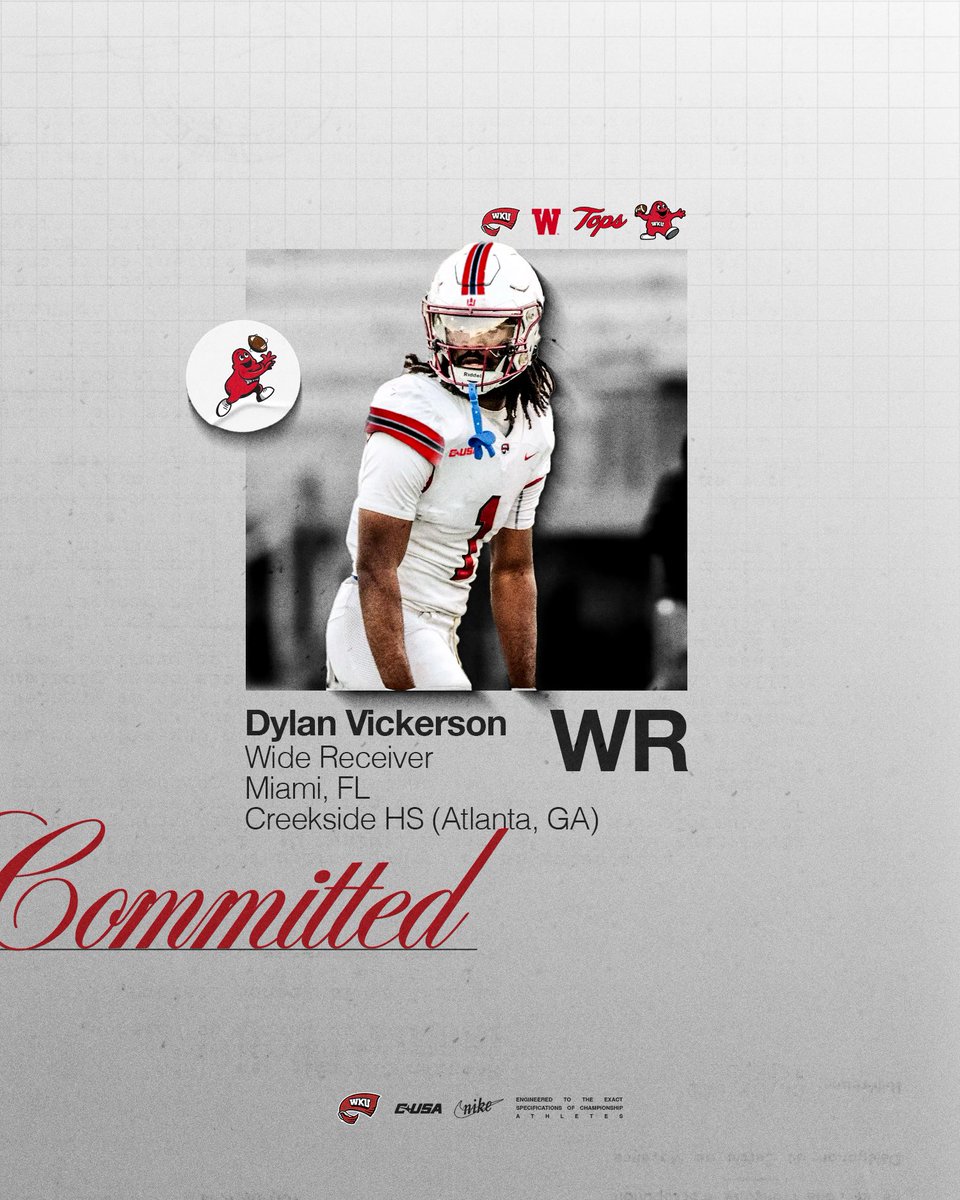 Dylan Vickerson โ1%โ .. (@vickersondylan) on Twitter photo ALL GLORY TO GOD!! Thanks to the man above Iโm proud to announce Iโm committed to Western Kentucky University!! #GoTopsโค๏ธ <a href="/TheKramme/">Zachary Kramme</a> <a href="/WKURecruiting/">WKU Football Recruiting</a> @CoachMizellWKU <a href="/DontezByrd/">Coach Byrd</a> <a href="/NickLamaWKU/">Nick Lamattina</a> <a href="/GabyUrrutia247/">Gaby Urrutia</a> <a href="/JohnGarcia_Jr/">John Garcia, Jr.</a> ALL GLORY TO GOD!! Thanks to the man above Iโm proud to announce Iโm committed to Western Kentucky University!! #GoTopsโค๏ธ <a href="/TheKramme/">Zachary Kramme</a> <a href="/WKURecruiting/">WKU Football Recruiting</a> @CoachMizellWKU <a href="/DontezByrd/">Coach Byrd</a> <a href="/NickLamaWKU/">Nick Lamattina</a> <a href="/GabyUrrutia247/">Gaby Urrutia</a> <a href="/JohnGarcia_Jr/">John Garcia, Jr.</a>