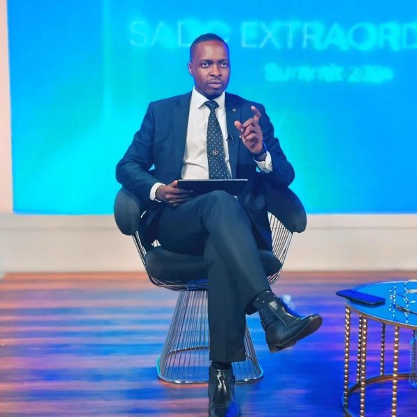 EbenMabunda's tweet photo. Bringing regional matters to your screens 📷: Anchoring the  #SADC   Extraordinary Summit live from Harare. Proud to be at the forefront of such a pivotal moment for Southern Africa. #DSTV294 #SADC2024 #CurrentAffairs #RegionalFocus @ZTNPrime  #BroadcastingExcellence @SADC_News https://t.co/eQwmv9IDWj