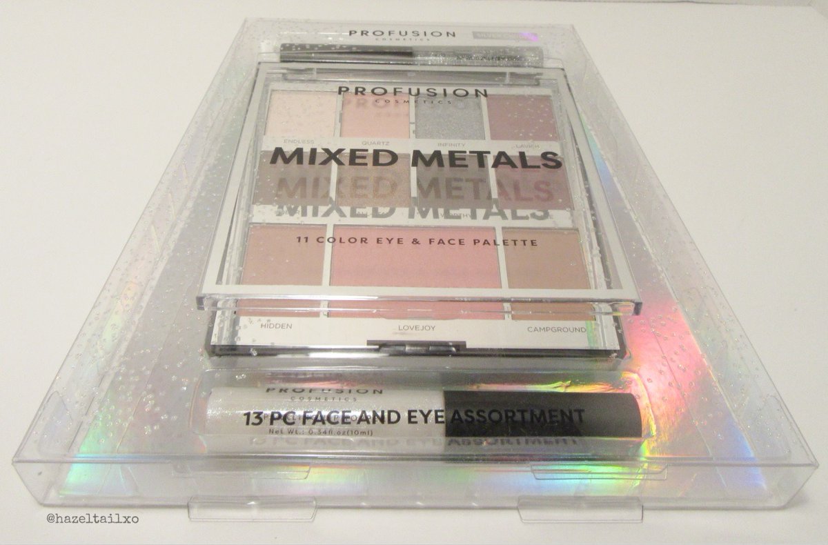 cecileskincare's tweet image. ✨ Holiday vibes with the Profusion Mixed Metals Silver Chrome Face Kit! From sparkling eyeliners to versatile face palettes, it’s your ultimate glam companion. Don’t miss the swatches and tutorials.💎💄 #makeup #Profusion