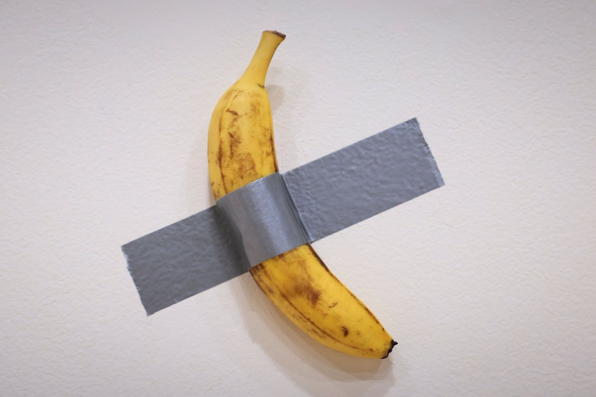 PSA: Please remove the duct-tape before composting your banana peels 🍌 📣