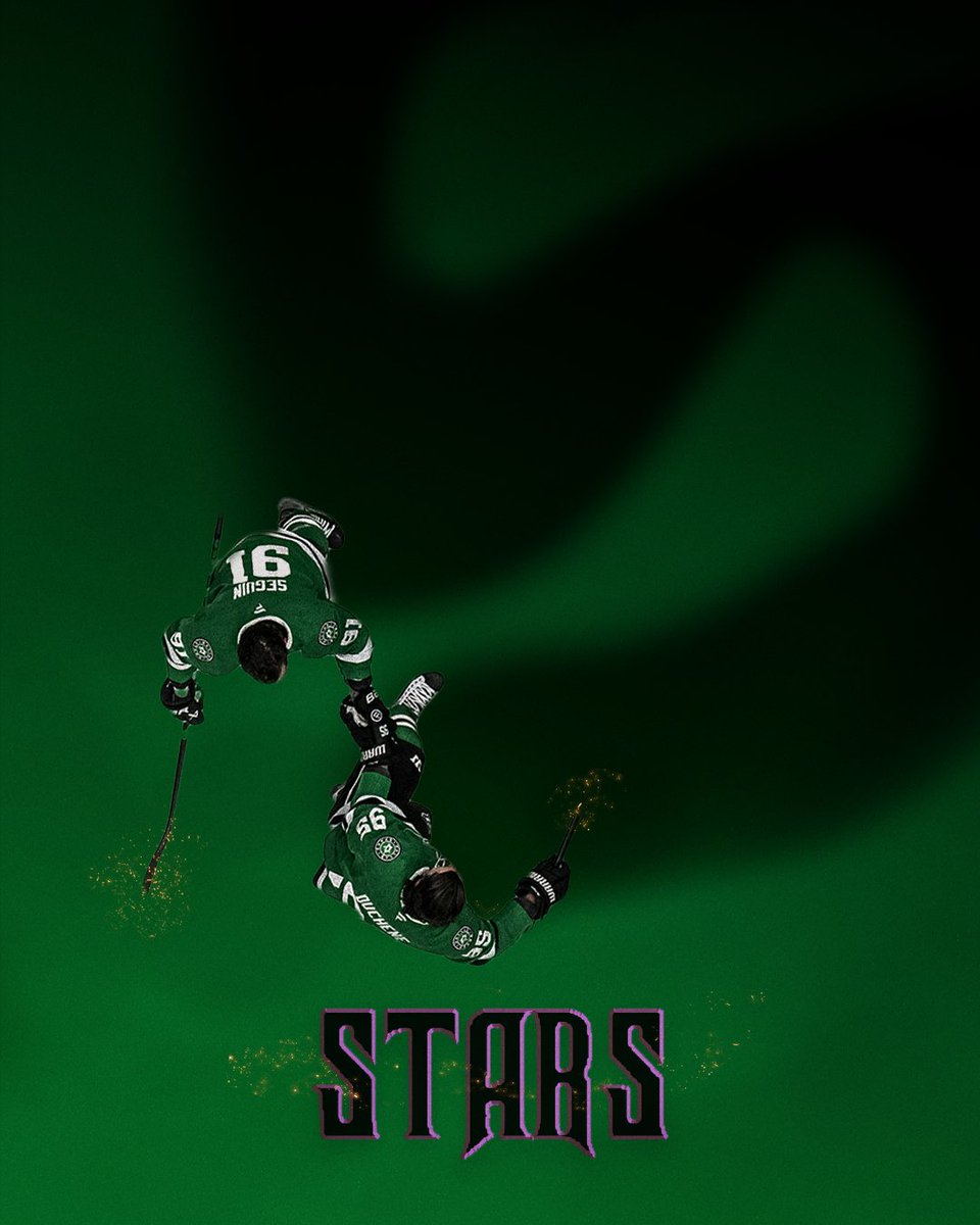 DallasStars's tweet photo. You're green! 

We are.