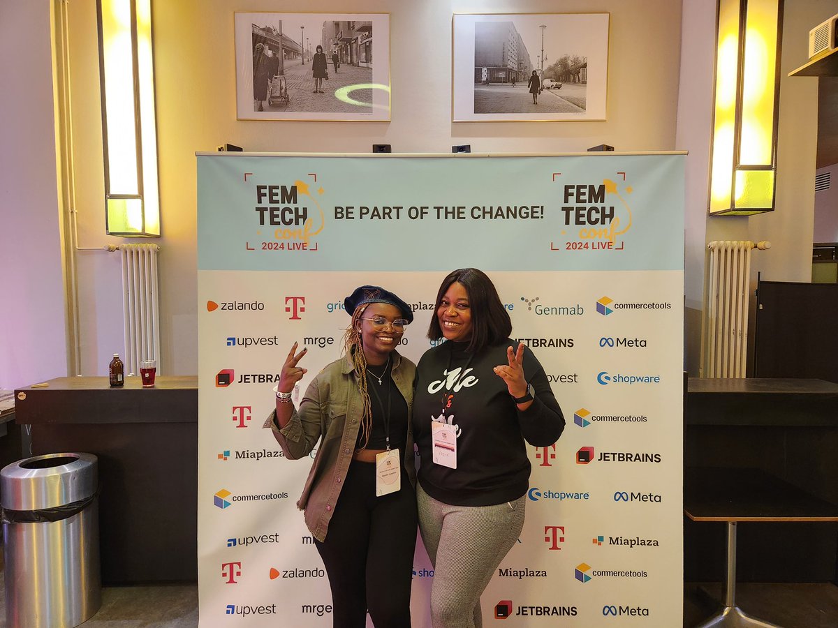 J_Akello's tweet image. ✨Day 2 at #womenintech #EMEA summit was amazing, lots of great talks, lots of lessons and take aways &amp;amp; amazing connections 🧡🧡

And look, met the amazing @Bukecious &amp;amp; Tosin 🥳🥳

#FemTechConf
