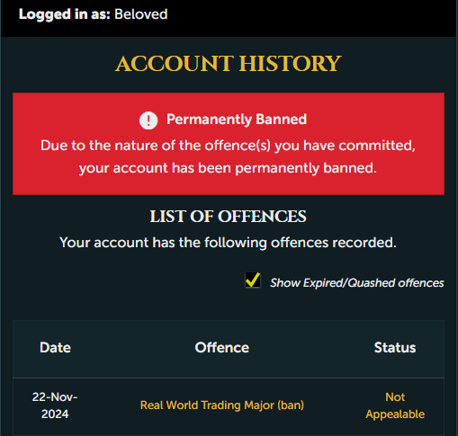 Duckie_Champ's tweet photo. My main Beloved and alt Sadly, have been falsely permanently banned for Real World Trade. I purchased the name 'Sadly' last night for 1480m GP. Can this be looked into? 😔

@JagexSupport 
@JagexAsh 
@JagexAyiza 
@JagexNox 
@JagexGoblin 
@JagexTyran 
@JagexLight 
@JagexTwisted https://t.co/RXwfwxgdXE