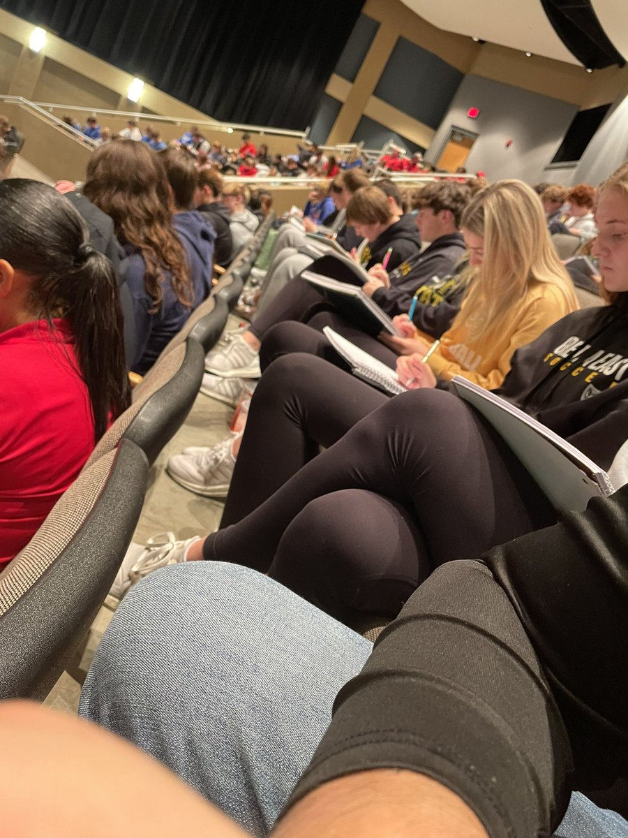 It’s another great day to be a Griffin! A group of Griffin leaders attended the 2024 Leadership and Sportsmanship Summit at Lincoln Northstar today to learn and collaborate on how to make all GEHS teams, clubs and culture as competitive, positive, and welcoming as possible!