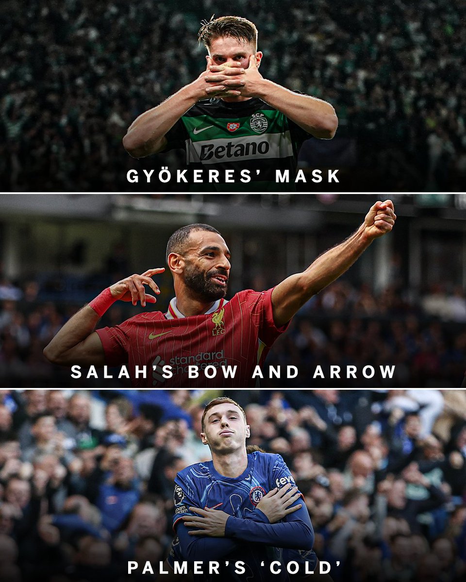 ESPNUK's tweet photo. Rank these celebrations 👀 https://t.co/Tog5lFtAgL