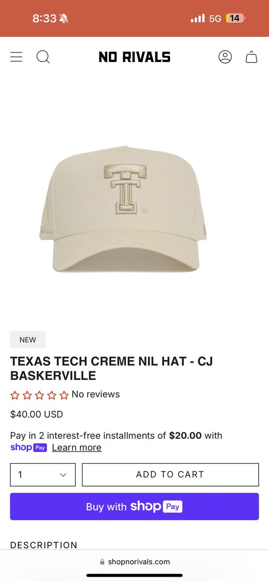 Hey Red Raider fans! I’m proud to say that I’ve released my second colorway of my NIL hat collection with <a href="/NoRivals_Brand/">No Rivals</a>! Hope you guys enjoy this one as much as you did the first. God Bless and Wreck’em!